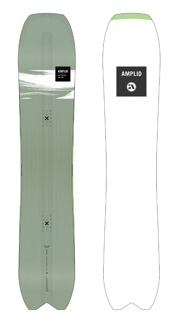 Amplid Kill Switch 2025 snowboard, topsheet and base